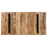 321610 Dining Table 180x90x76 cm Rough Mango Wood