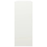 Firewood Rack White 100x40x100 cm Steel 850969