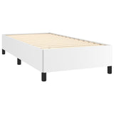 Bed Frame without Mattress White 90x190 cm Single Single Faux Leather 349873