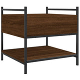 Coffee Table Brown Oak 50x50x50 cm Engineered Wood 833969