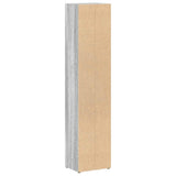 CD Cabinets 2 pcs Grey Sonoma 21x16x93.5 cm Engineered Wood 815319