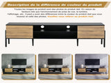 175*39.5*53cm TV cabinet, TV board, TV console with 2 cabinets and open storage space, TV table, TV N605P417177N