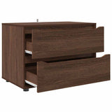 Storage Cabinet Brown Oak 80 x 48 x 57 cm Engineered Wood 888824