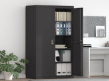 Storage Cabinet Black 80 x 40 x180 cm Steel 3406184