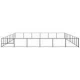 Dog Kennel Black 54 m Steel 3082172
