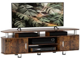 TV Unit Cabinet for TVs up to 55 Inches with Storage Shelves and Cupboard, Entertainment Centre for T3398P344377
