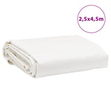 Tarpaulin White 2.5x4.5 m 650 g/m 156069