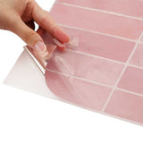Rectangular Tile 20 pcs Pink 29 x 23 x 0.08 cm 42021258