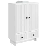 Sideboard White 66 x 34.5 x 95 cm Engineered Wood 893975