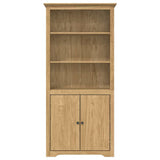 Bookcase BODO Honey Brown 82 x 40 x 173 cm Engineered Wood 42023479