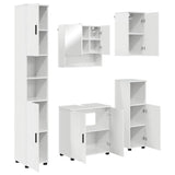 Bathroom Furniture Set 5 pcs High Gloss White 61 x 35 x 64 cm 3392987