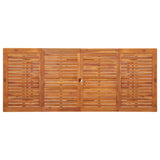 Garden Dining Table 220x90x75 cm Solid Acacia Wood 315946