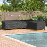 Furniture Cover Black 355 x 275 x 80 cm 420D Oxford Fbric 4105700
