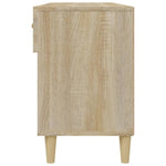Shoe Cabinet Sonoma Oak 102x35x55 cm Engineered Wood 812819