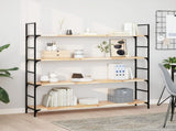 Floating Shelves 4 pcs 160x30x2 cm Untreated Solid Wood Acacia 3279390