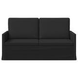 2 Seater Sofa Black 150 x 81 x 82 cm Fabric 42041075