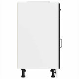 Kitchen Base Cabinet Kalmar Black Engineered Wood 853468