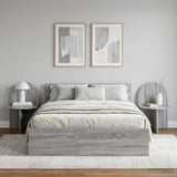 Bedside Table 2 pcs Grey Sonoma 48 x 49 x 65 cm Engineered Wood 8001126