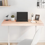 Table Top 100x60x cm Untreated Solid Wood Live Edge 363888