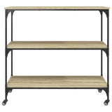 Kitchen Trolley Sonoma Oak 102x50x95 cm Engineered Wood 842322