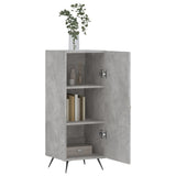 Sideboard Concrete Grey 34.5x34x90 cm Engineered Wood 828512