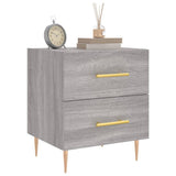 Bedside Cabinet Grey Sonoma 40x35x47.5 cm Engineered Wood 827288