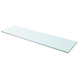 Shelves 2 pcs Panel Glass Clear 110x30 cm 3051591