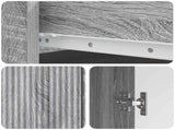 Sideboard Grey Sonoma 66 x 34.5 x 90 cm Engineered Wood 894641