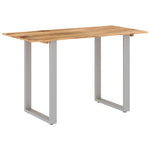 ZNTS Dining Table 118x58x76 cm Solid Acacia Wood 286479