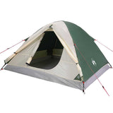 Camping Tent Dome 3-Person Green Waterproof 94409