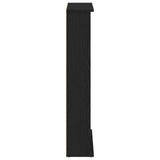 CD Cabinet 2 pcs Black Oak 32 x 17 x 92 cm Engineered Wood 8012749