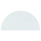 Fireplace Glass Plate Half Round 1200x600 mm 324114