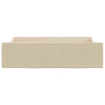 ZNTS Bed Drawers 2 pcs Cream Engineered Wood and Fabric 833914