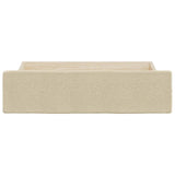 ZNTS Bed Drawers 2 pcs Cream Engineered Wood and Fabric 833914