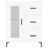 Highboard White 69.5x34x180 cm Engineered Wood 3198593