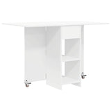 Dinning Table 115 x 70 x 75 cm Engineered Wood White 8006029