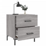 Bedside Cabinets 2 pcs Grey Sonoma 40x35x47.5 cm Engineered Wood 827321