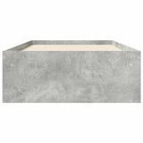 Bed Frame with Storage with Shelf Concrete Grey 80 x 200 cm 3429522
