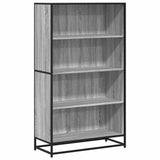 Bookcase Grey Sonoma 80.5x35x139 cm Engineered Wood 3300848