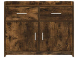 Sideboard Smoked Oak 75 x 36 x 80 cm Engineered Wood 8011119