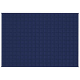Weighted Blanket Blue 138x200 cm Single 10 kg Fabric 350737