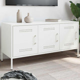 TV Cabinet White 100.5x39x50.5 cm Steel 842951
