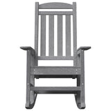 Rocking Chair 2 pcs Light Grey 92 x 70 x 108 cm Polyethylene 3335813