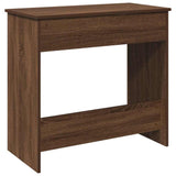 Desk Brown Oak 80x40x75 cm Engineered Wood 860478