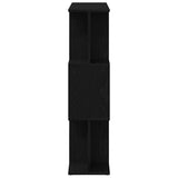 Bookcase Black Oak 80x24x96 cm Engineered Wood 862394