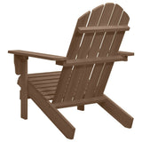 Garden Chair Brown Hardwood Medium Durable Vintage 45703