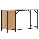 Computer Desk Sonoma Oak 131x48x75 cm Engineered Wood 836219
