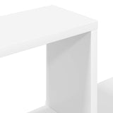 Wall Shelf White 100 x 13 x 100 cm Engineered Wood 8012244