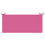 2-Piece Bench Cushions SOEST 2 pcs 100% Polyester Pink 949361