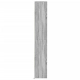 Sideboard with LED Grey Sonoma 36x32.5x200 cm Engineered Wood 852129